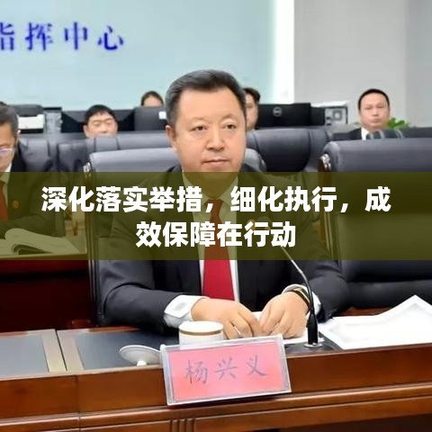 深化落实举措，细化执行，成效保障在行动