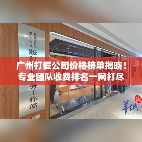 广州打假公司价格榜单揭晓！专业团队收费排名一网打尽